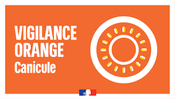 Vigilance ORANGE CANICULE